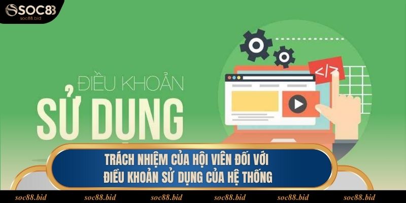 Trách nhiệm của hội viên đối với điều khoản sử dụng của hệ thống